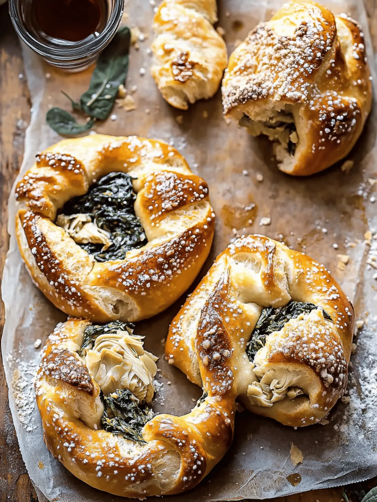 Spinach and Artichoke Stuffed Soft Pretzels You'll Love!