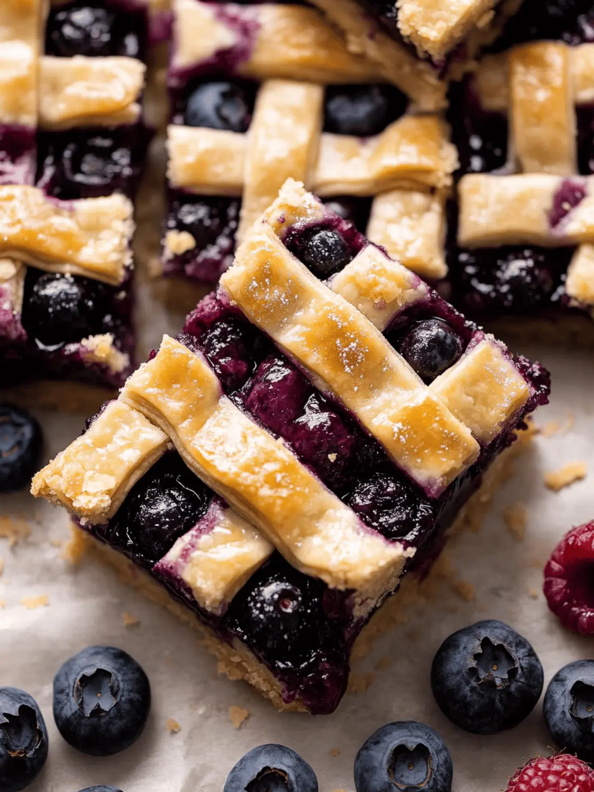Gooey Blueberry Pie Bars with Lattice Pie Crust You’ll Love 3 Gooey Blueberry Pie Bars with Lattice Pie Crust