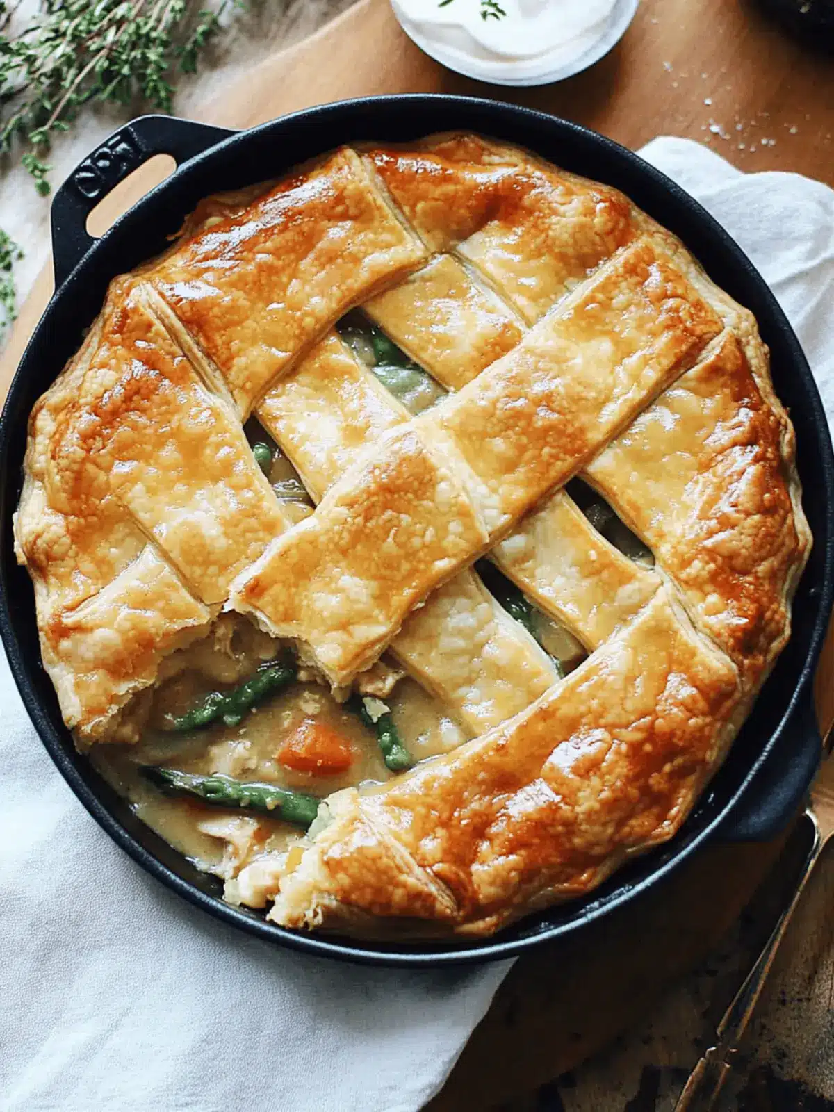 French-Inspired Chicken Pot Pie