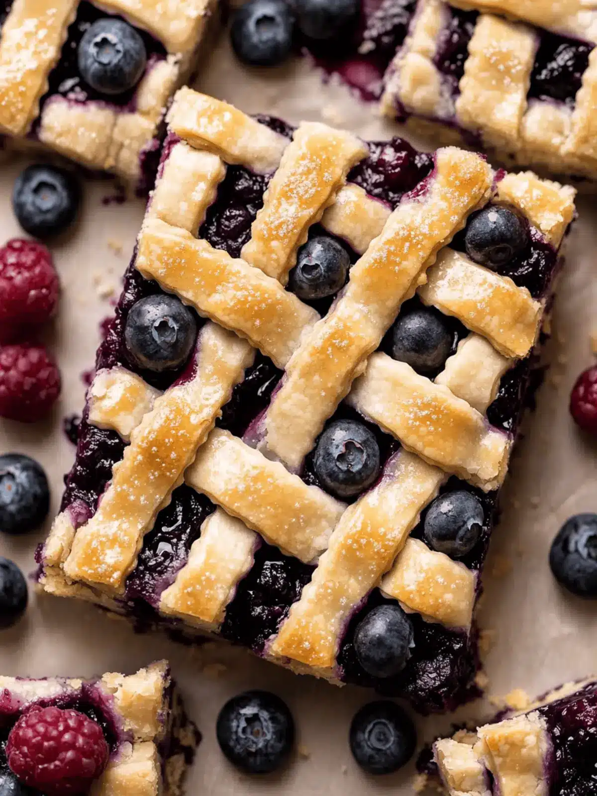 Gooey Blueberry Pie Bars with Lattice Pie Crust You’ll Love 2 Gooey Blueberry Pie Bars with Lattice Pie Crust