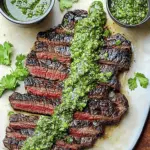 Perfect Skirt Steak Marinade with Chimichurri