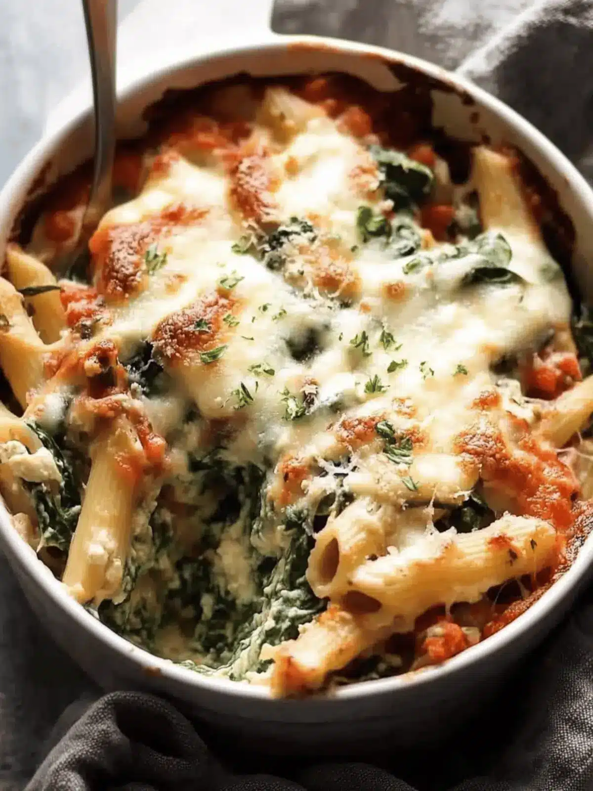 Spinach & Ricotta Pasta Bake