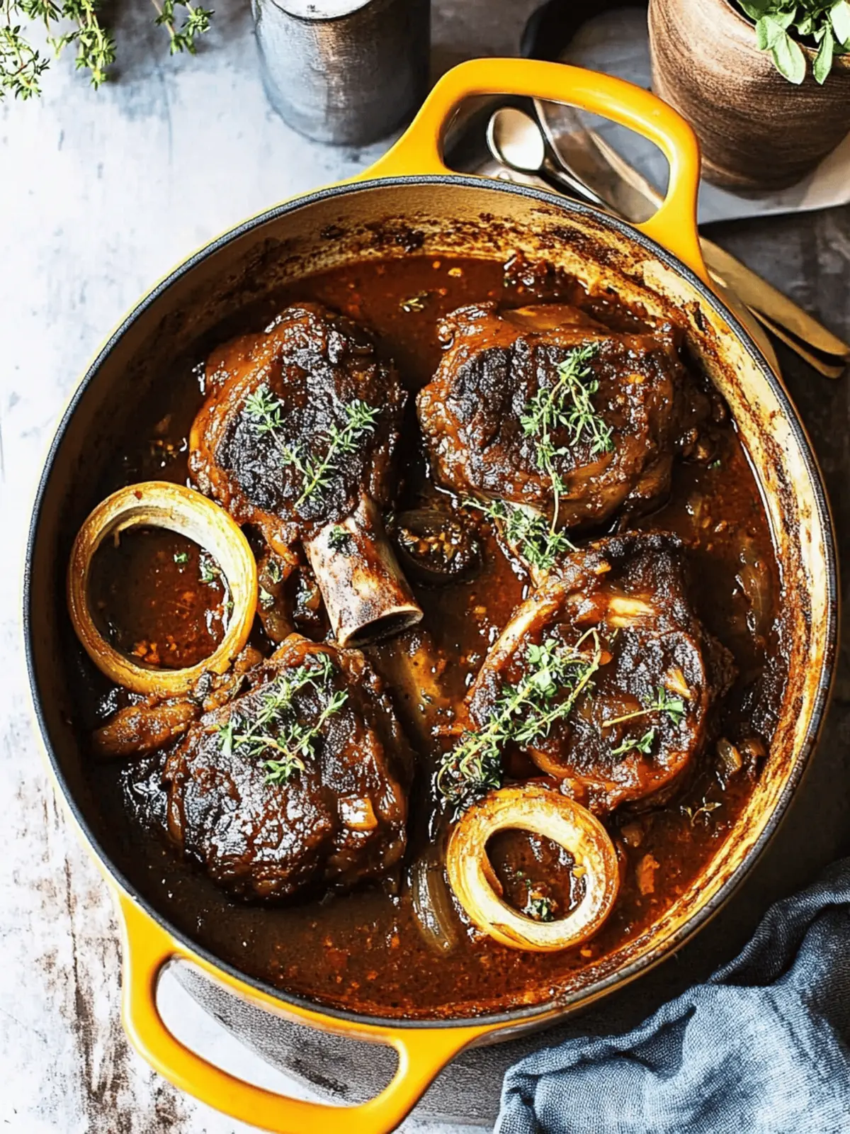 Classic Braised Beef Shank Osso Buco for Cozy Nights