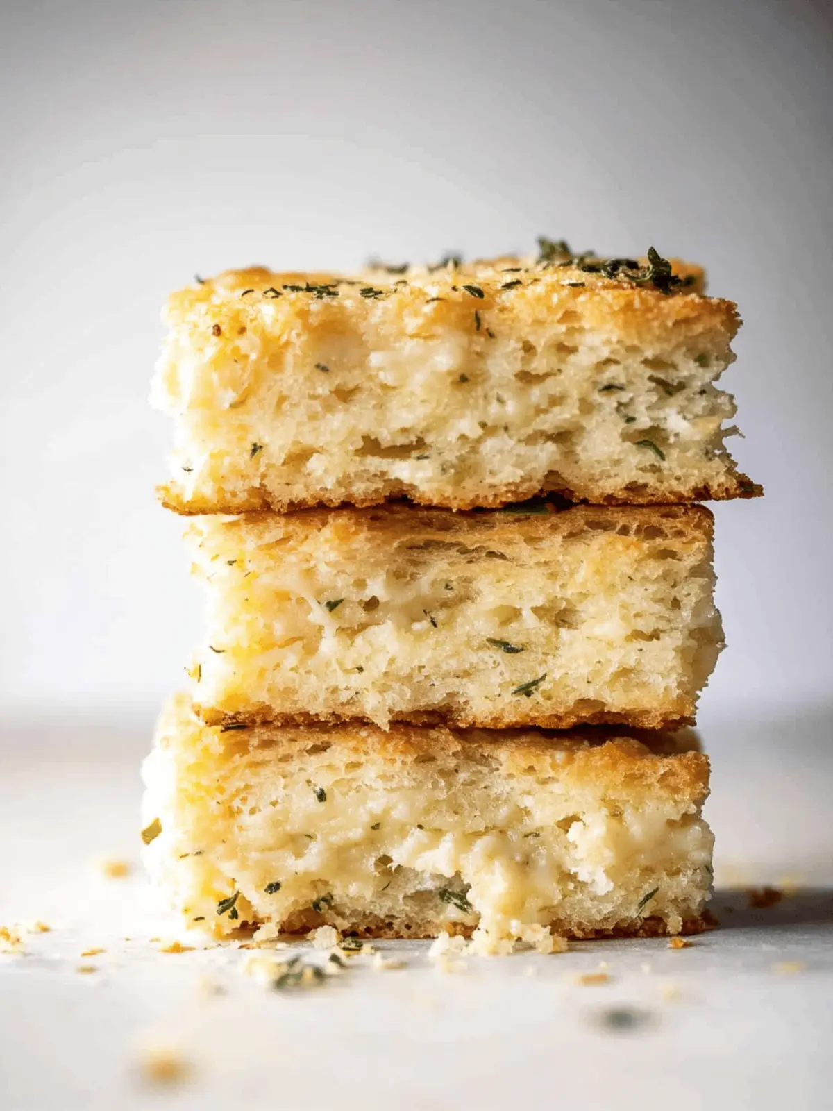 Savory Gruyere Herb Slab Biscuits for Cozy Gatherings