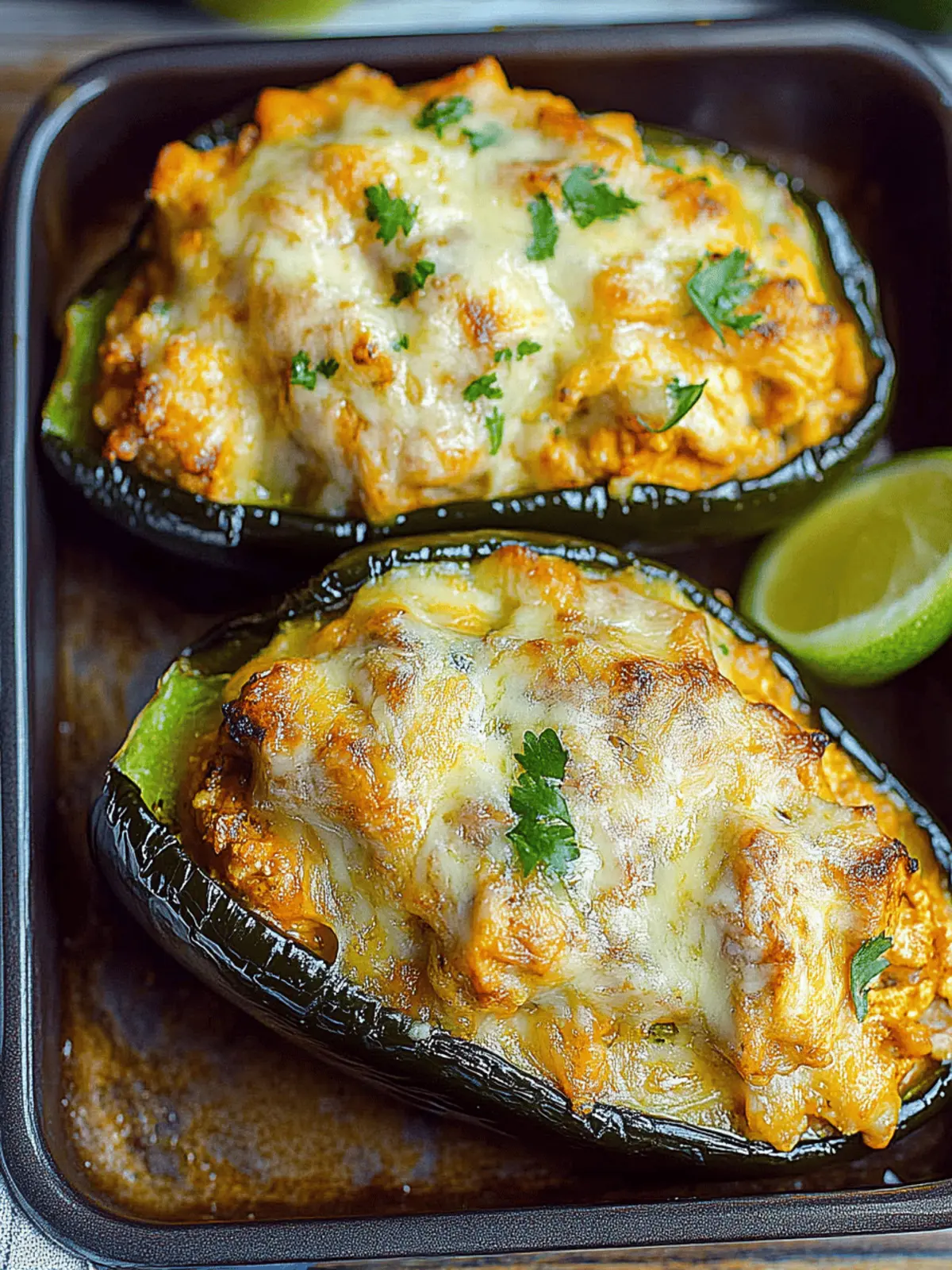 Savory Chicken Stuffed Poblano Peppers for Easy Weeknight Dinners