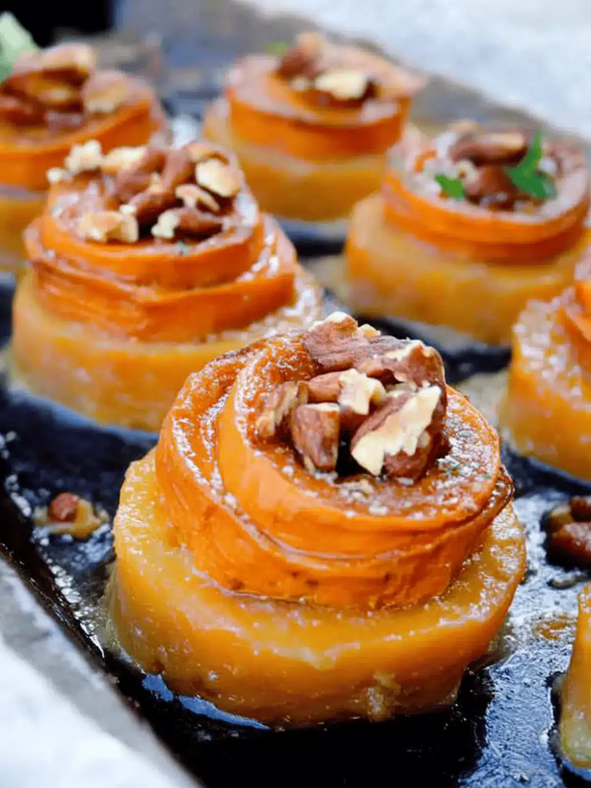 Mini Sweet Potato Gratins for Festive Flavorful Bites