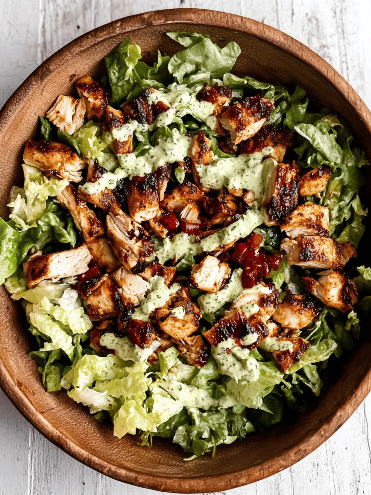 BBQ Chicken Chopped Salad with Cilantro Ranch You’ll Love
