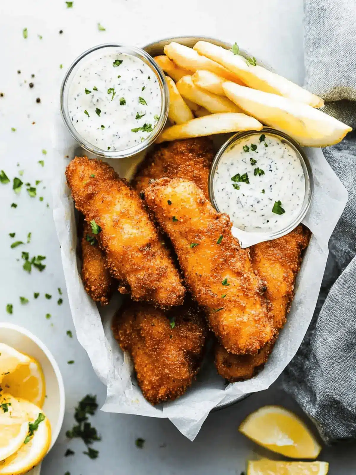 Friday Night Fish Fry with Tartar Sauce