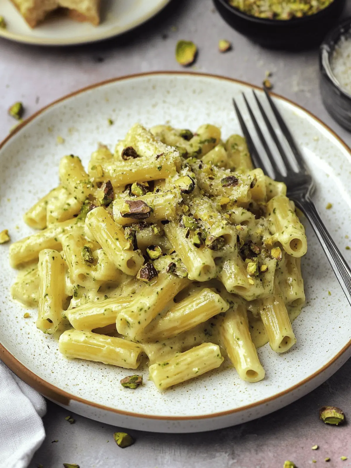 Savor Sicilian Pasta with Creamy Pistachio Sauce Tonight