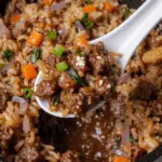 Onion Beef Fried Rice