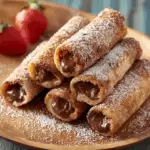 Air Fryer Nutella French Toast Roll Ups