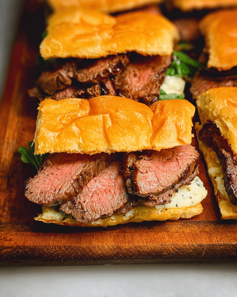 Cowboy Butter Steak Sliders