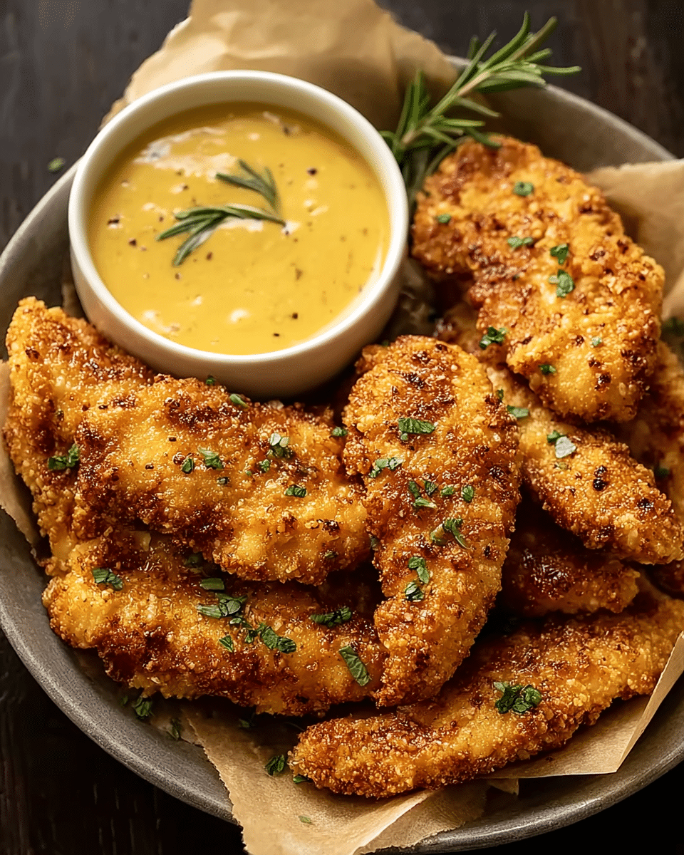 Crispy Mustard Chicken Tenders
