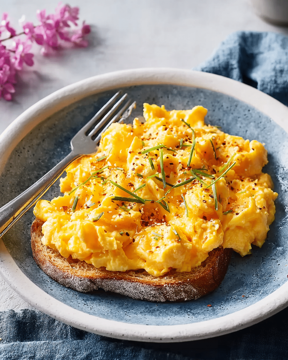 Miso Butter Scrambled Eggs