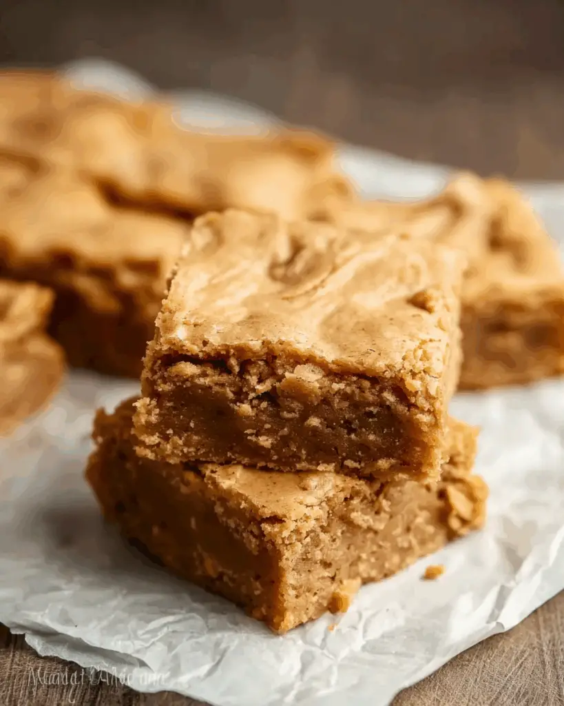 Peanut Butter Blondies