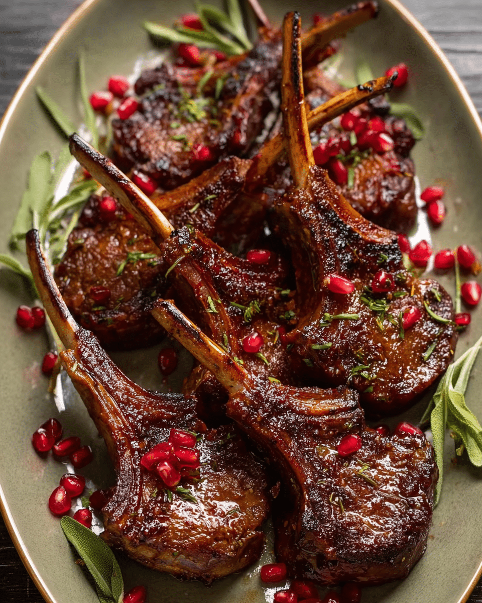 Pomegranate Lamb Chops