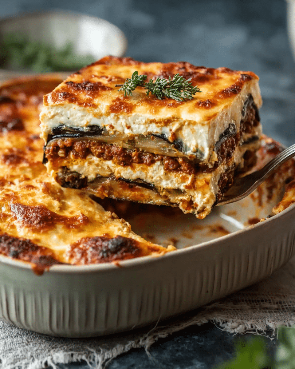 Greek Eggplant Moussaka