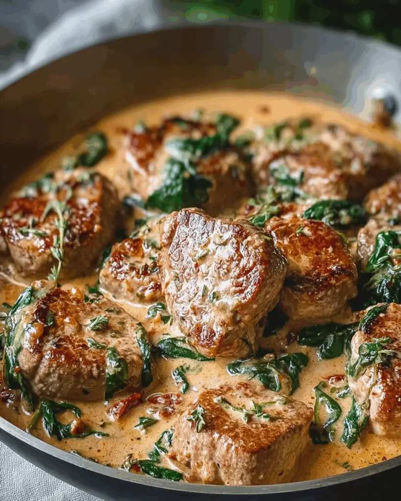 Creamy Pork Tenderloin Medallions