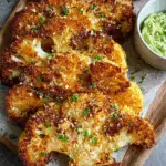 Crispy Parmesan Cauliflower Steaks