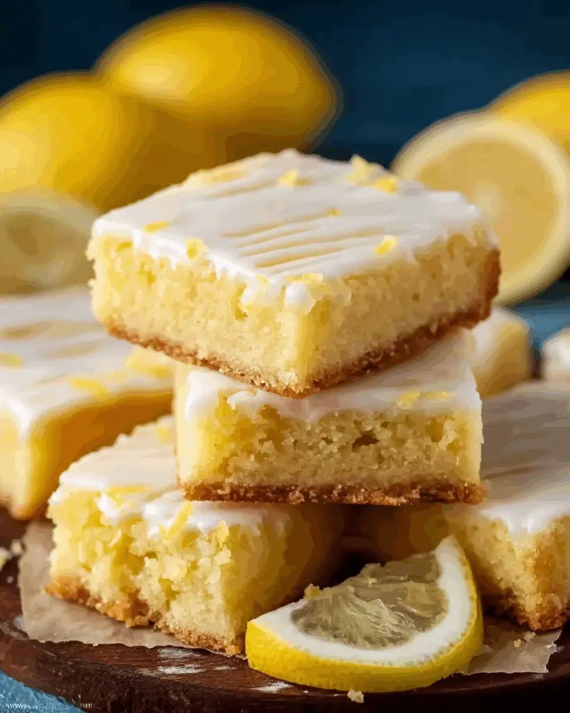 Lemon Brownie Bars