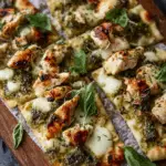 Pesto Chicken Flatbread