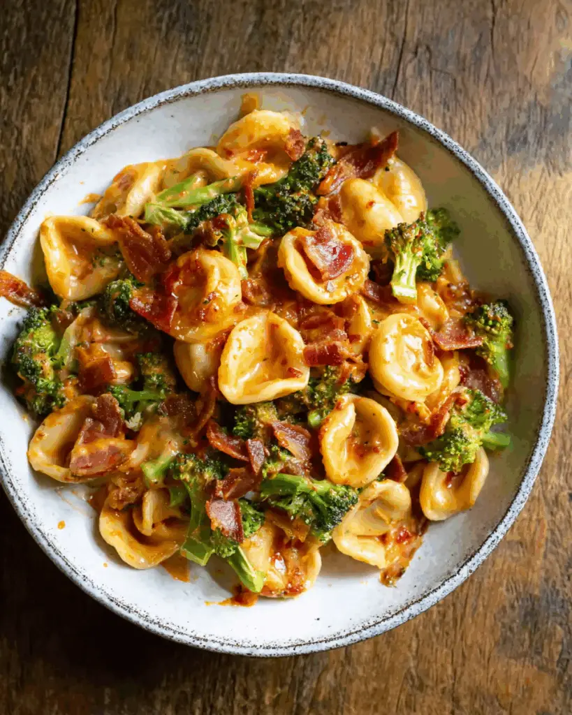 Spicy Bacon Broccoli Orecchiette