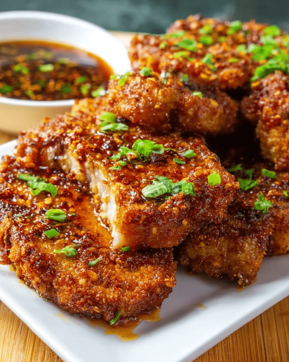Honey Garlic Pork Chops