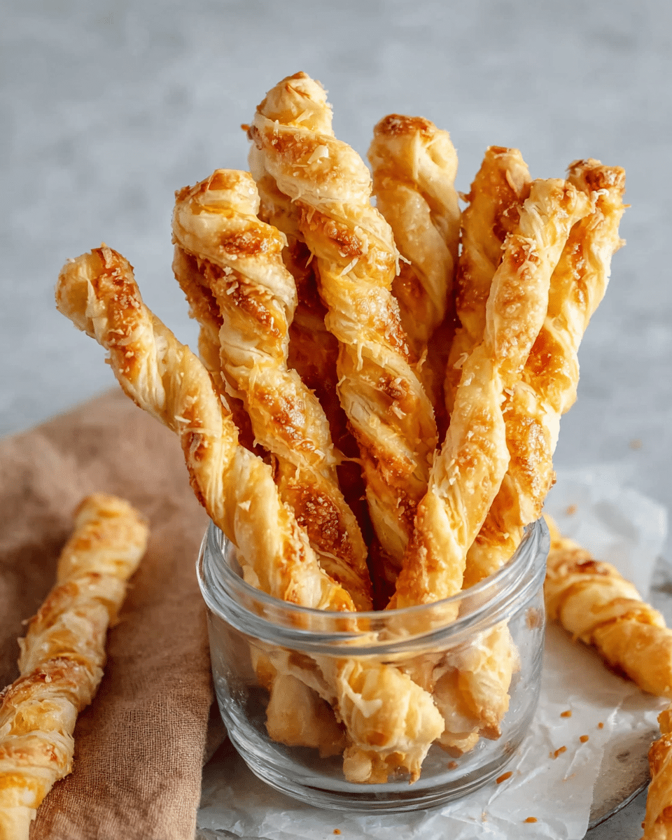 Cheese Straws (Puff Pastry Twists)