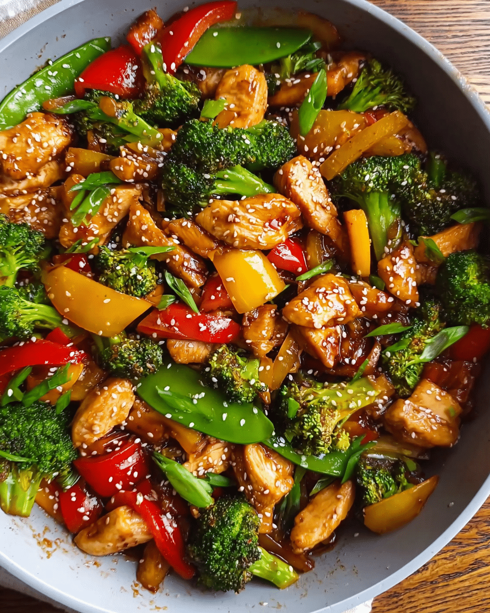 Honey Garlic Chicken Stir-Fry