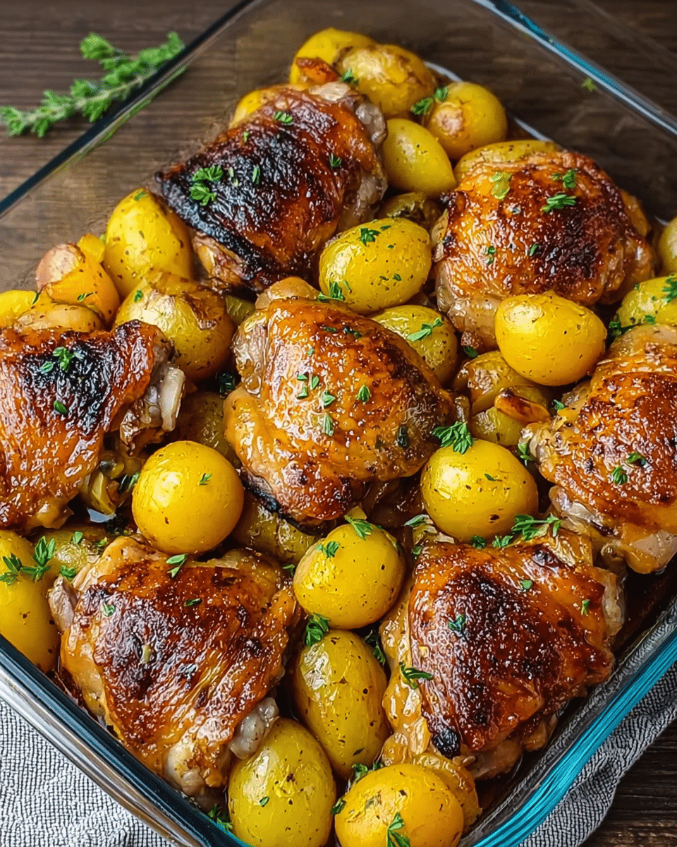 Chicken Thighs and Potatoes