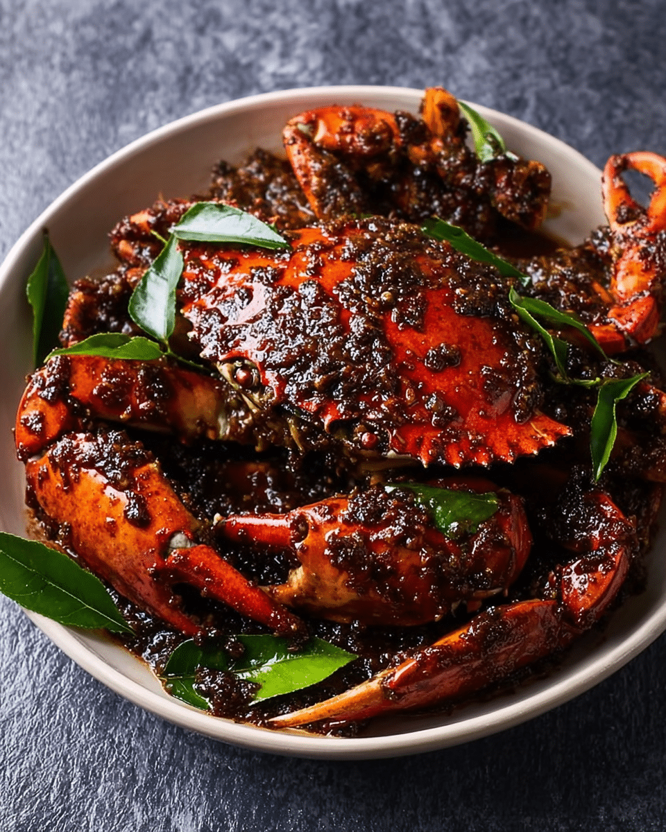Singapore Black Pepper Crab