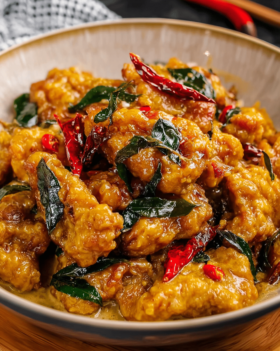 Creamy Crispy Singapore Butter Chicken