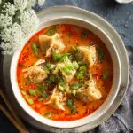 Wonton Soup with Spicy Broth