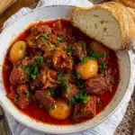 Stifado: Greek Beef Stew with Shallots