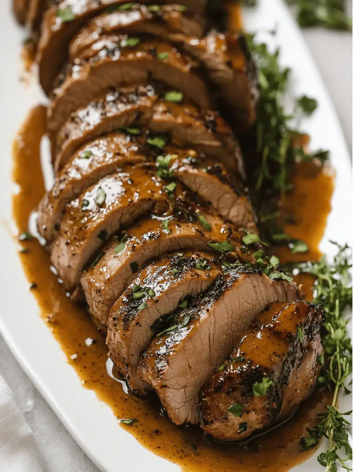 Savory Dijon Pork Tenderloin