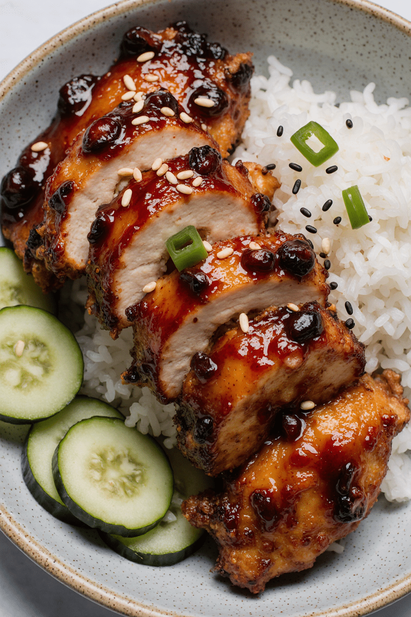 Sticky Honey Gochujang Chicken
