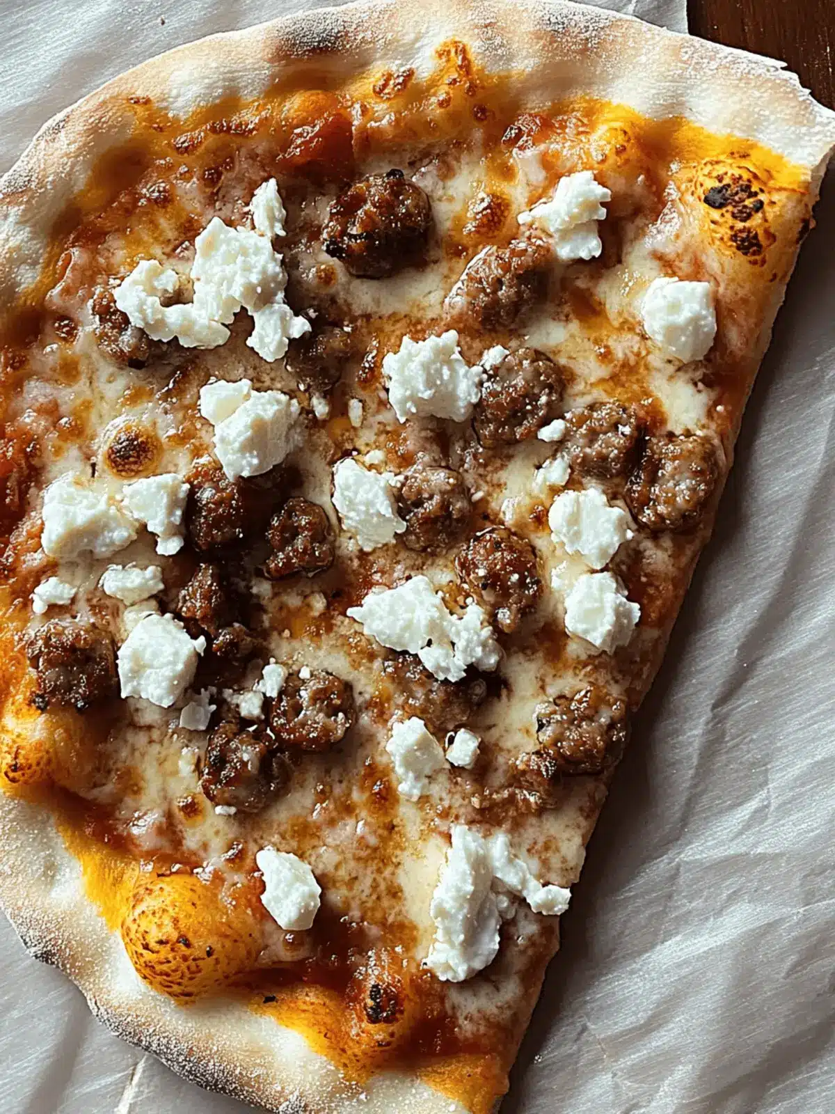 Hot Sausage Feta Honey Pizza – Your New Favorite Slice!