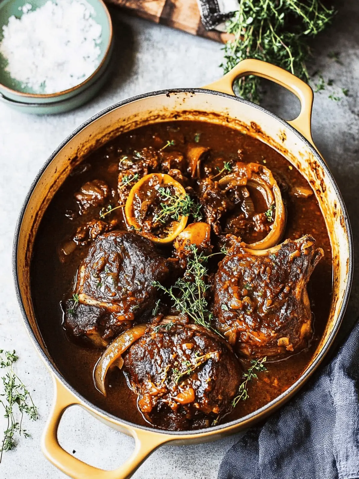 Classic Braised Beef Shank Osso Buco for Cozy Nights