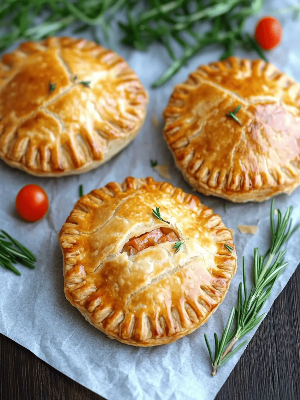Ham & Havarti Hand Pies with Rosemary-Mustard Aioli