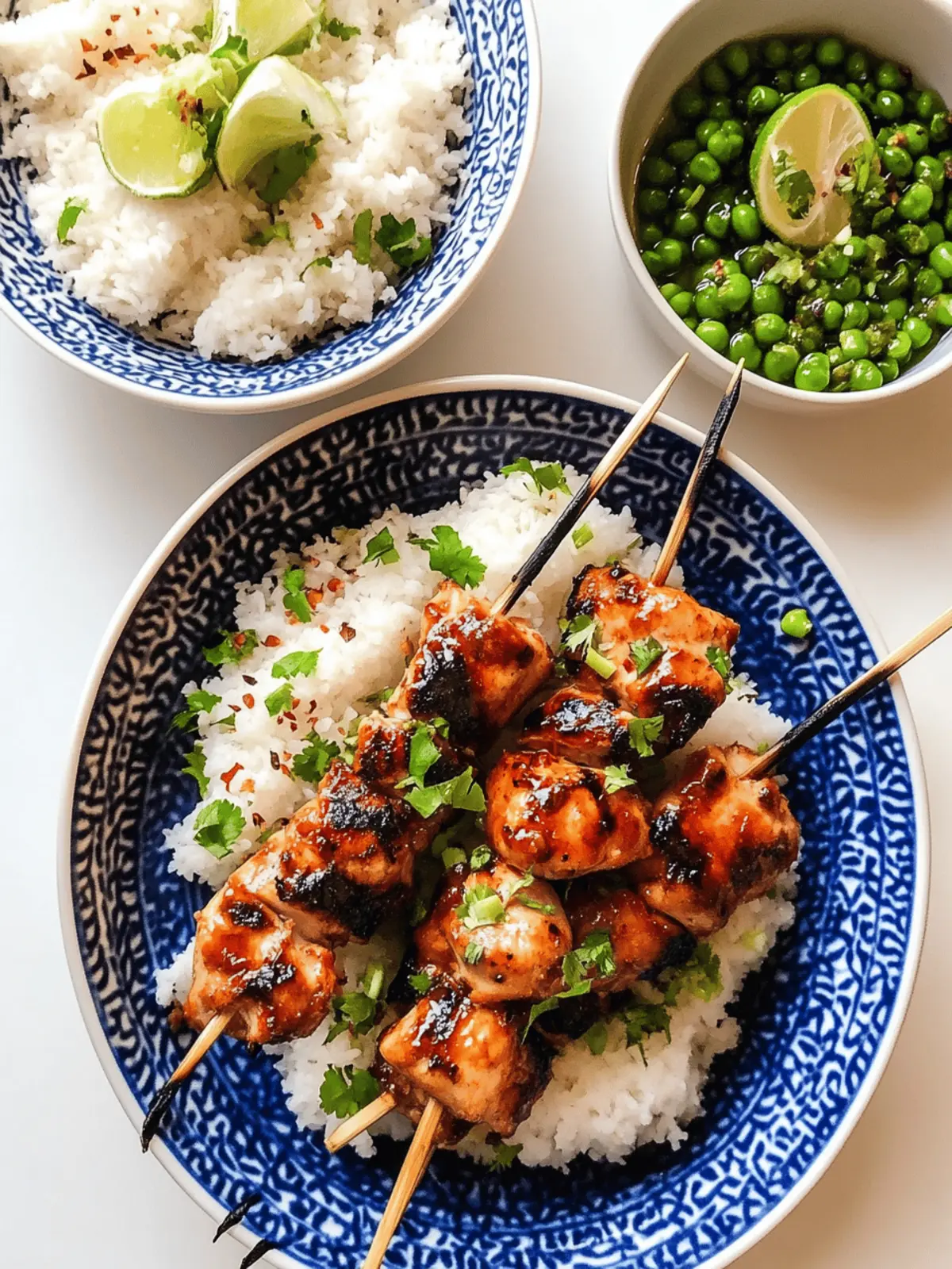 Bang Bang Chicken Skewers