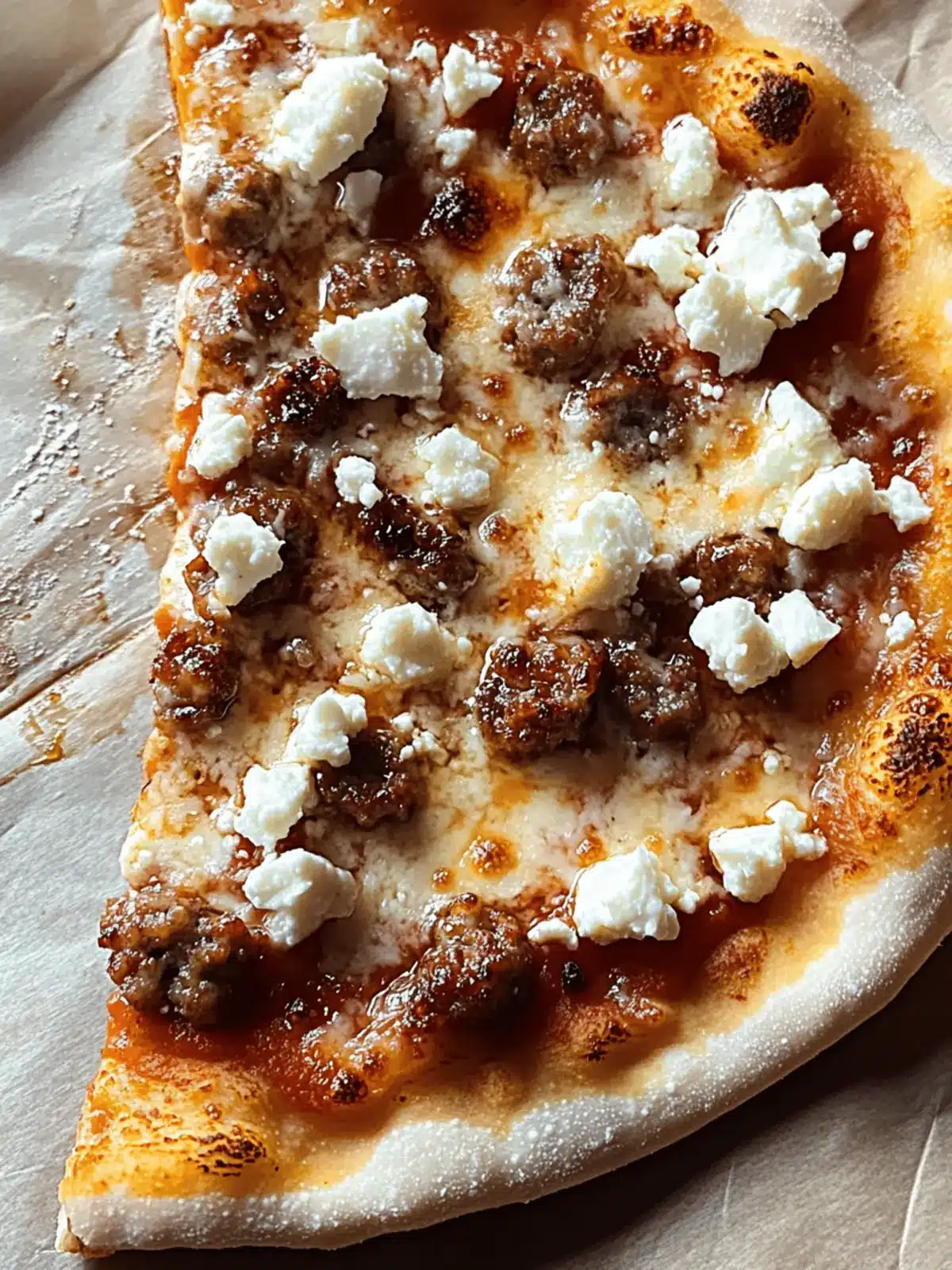 Hot Sausage Feta Honey Pizza – Your New Favorite Slice!