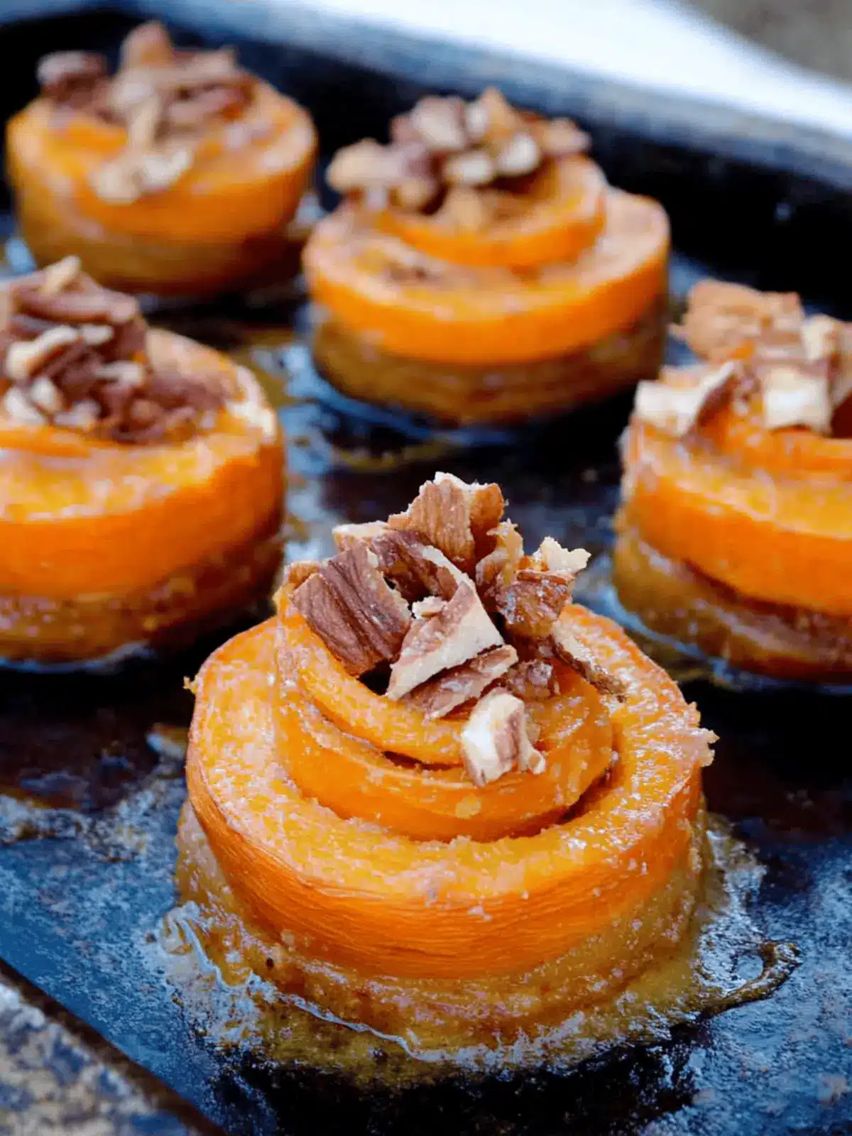 Mini Sweet Potato Gratins for Festive Flavorful Bites