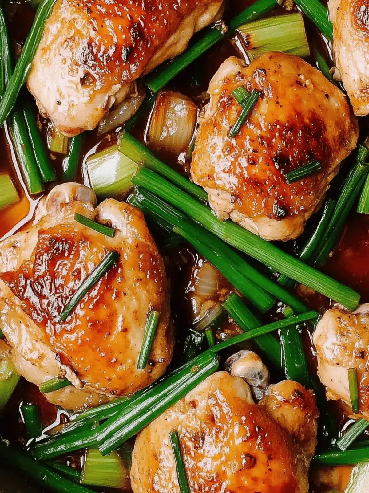 One-Pan Roasted Oyster Sauce Chicken & Scallions
