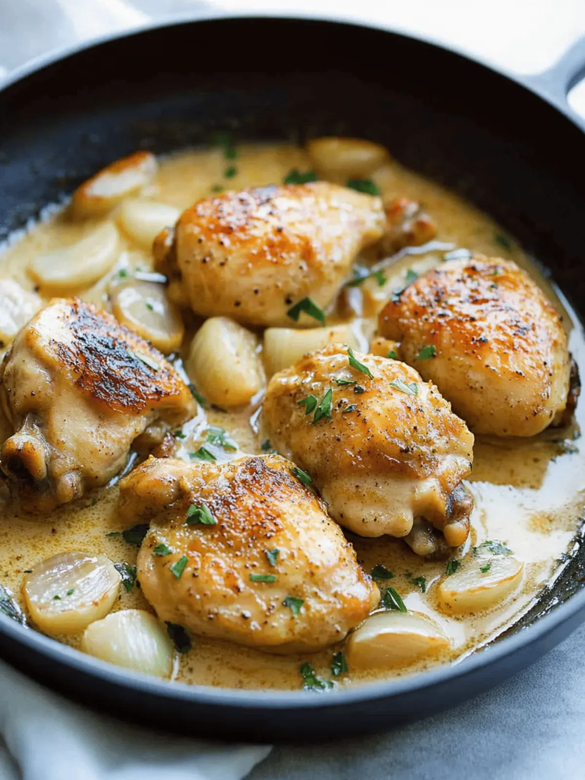 Creamy Garlic Chicken