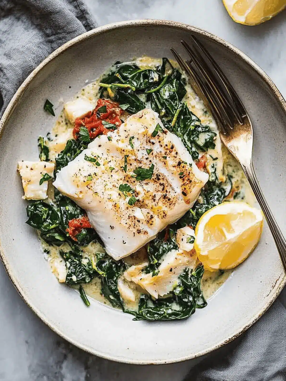 Fish Florentine