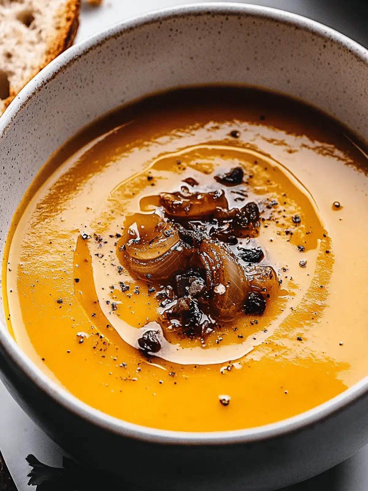 Heavenly Caramelized Onion Butternut Squash Soup Recipe 4 Caramelized Onion Butternut Squash Soup