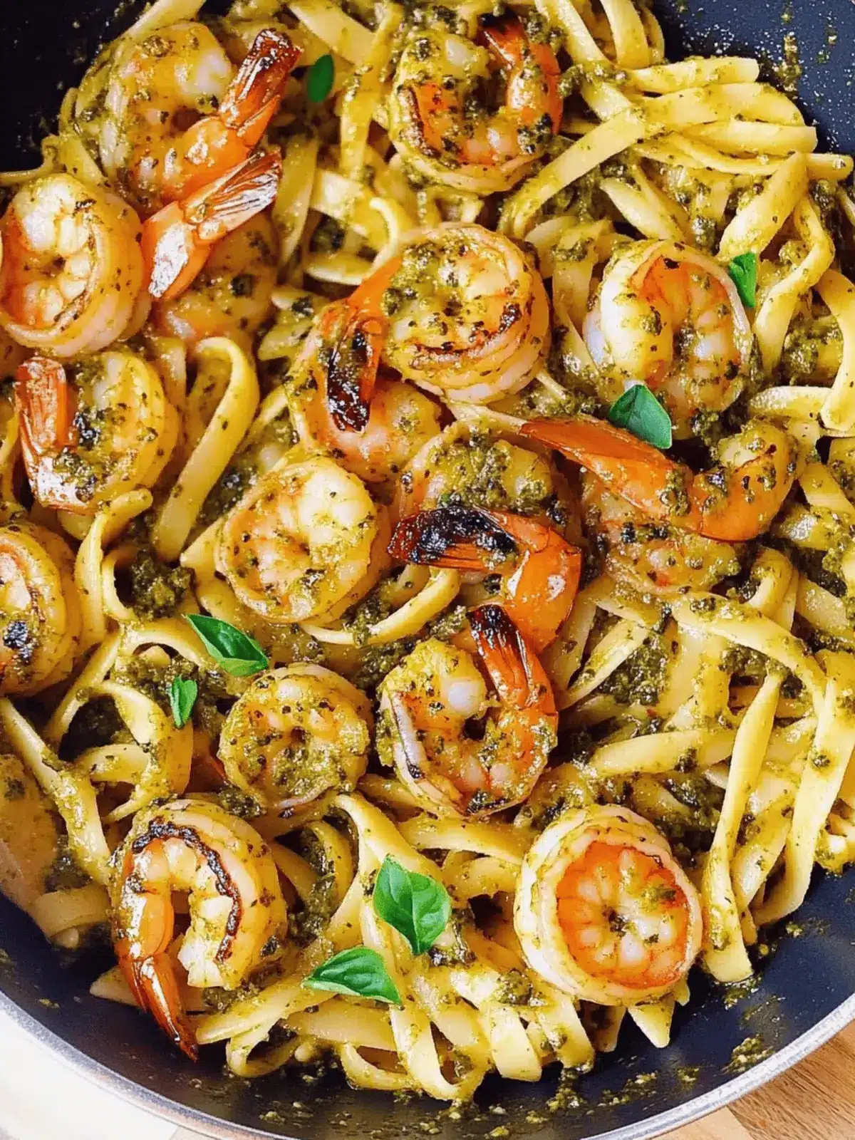 Pesto Shrimp Pasta