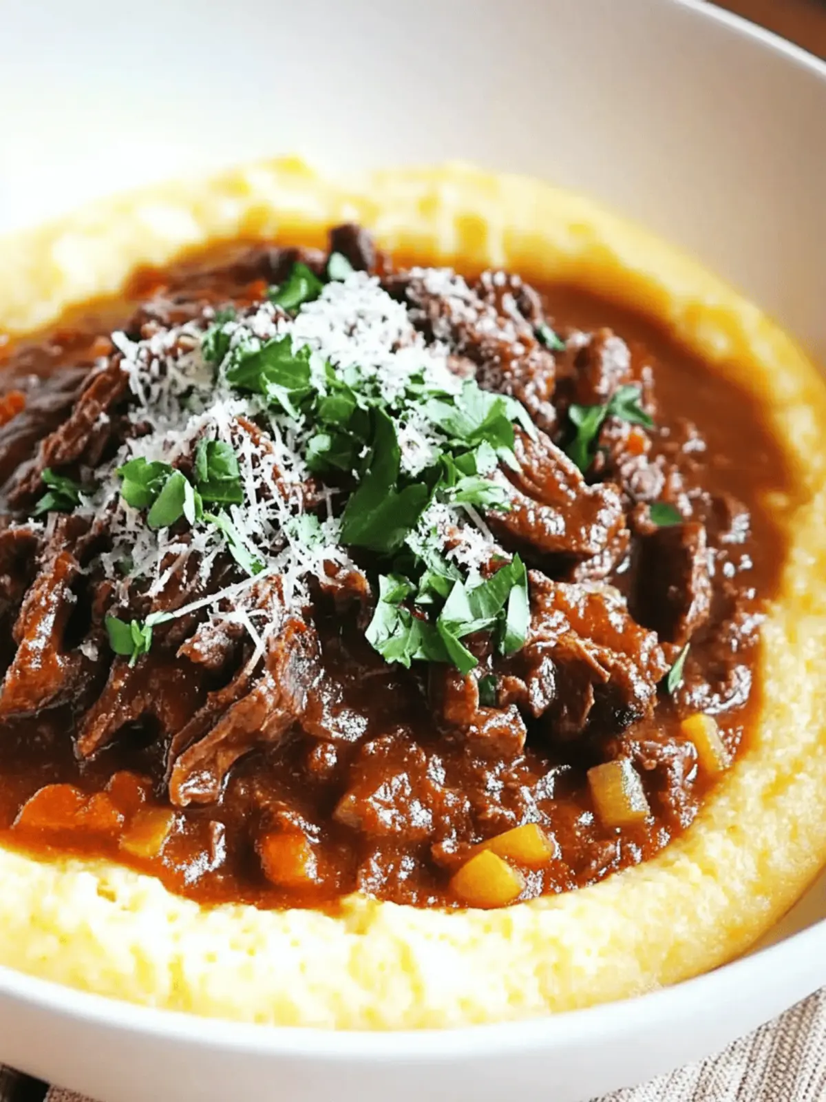 Italian Braised Beef with Parmesan Polenta for Cozy Nights