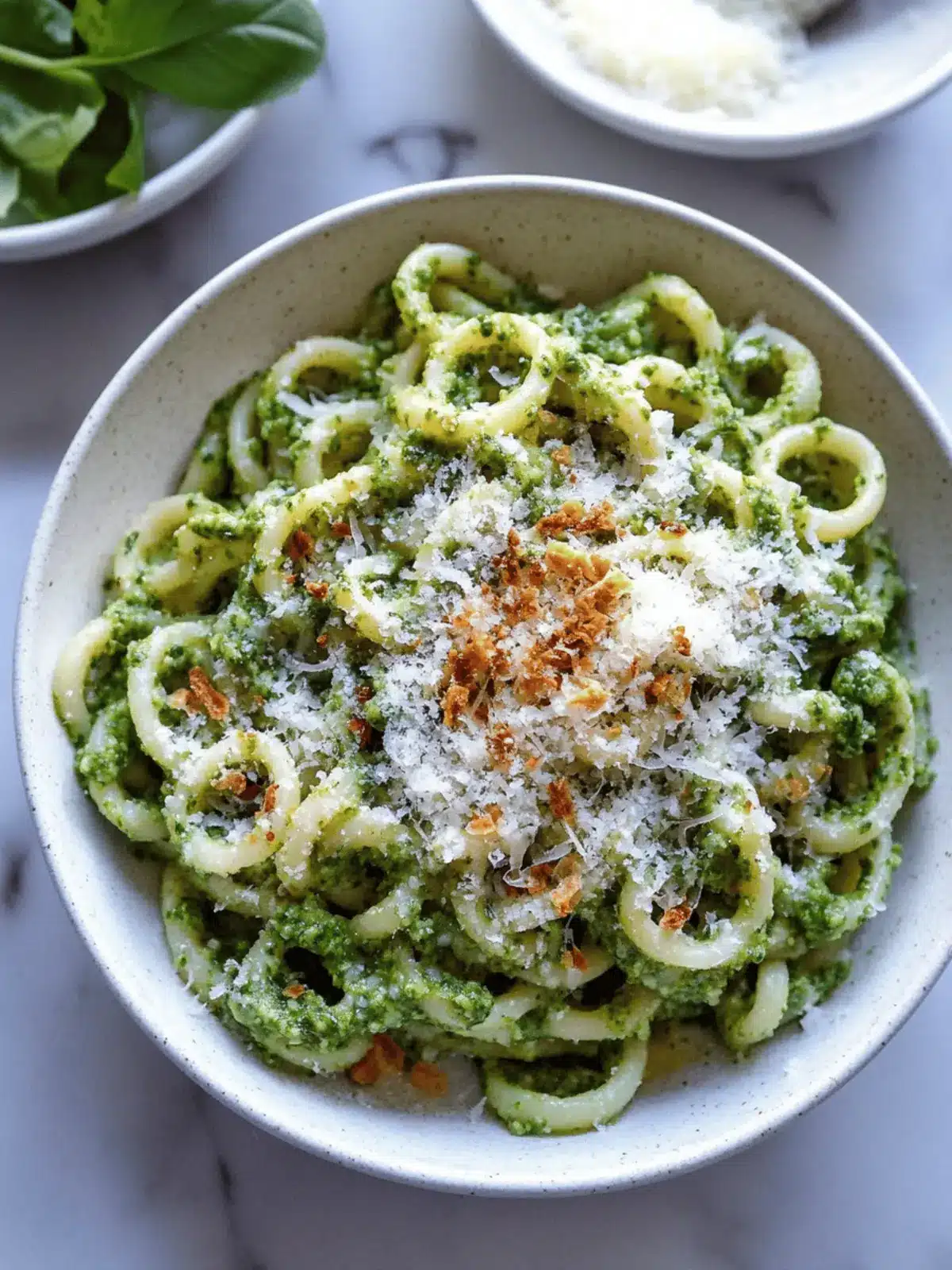 Spicy Pesto Cascatelli
