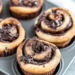 Cinnamon Chocolate Babka Muffins